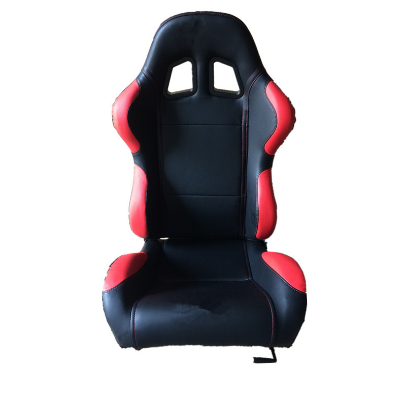 High Performance Black Sport Racing Seats Fabric And Carbon Look Material